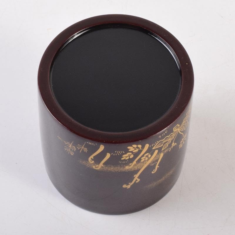 茶道具　輪島塗　元岡清斉作　春草蒔絵　金輪寺棗　共箱　V　7203 茶道具 輪島塗 元岡清斉作 春草蒔絵 金輪寺棗 共箱 V 7203 - メルカリ